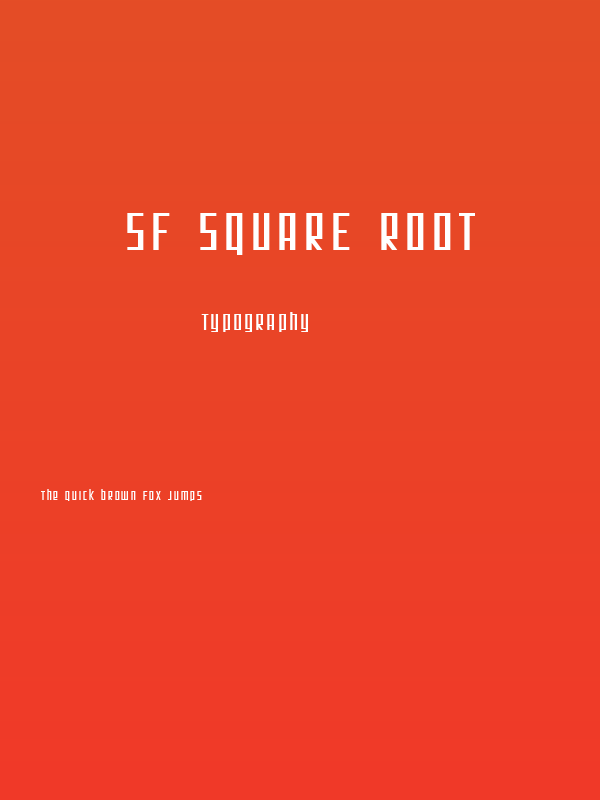 SF Square Root Poster