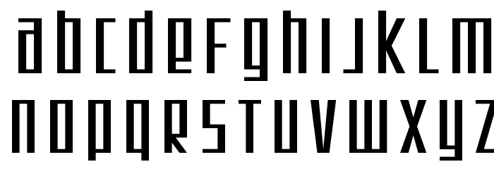 SF Square Root Font LOWERCASE