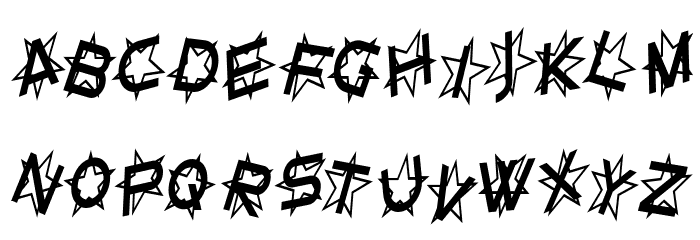 SF Star Dust Condensed Italic Font LOWERCASE