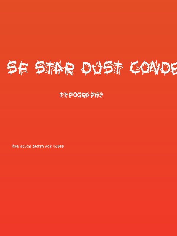 SF Star Dust Condensed Poster