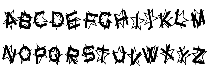 SF Star Dust Condensed Font LOWERCASE