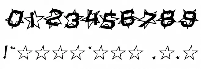 SF Star Dust Italic Font OTHER CHARS