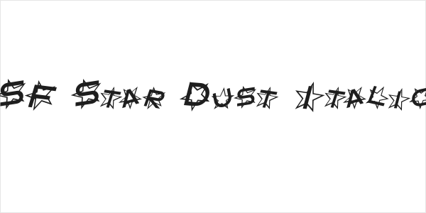 SF Star Dust Italic Logo