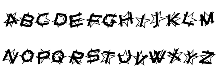 SF Star Dust Italic Font LOWERCASE
