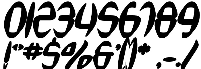 SF Synthonic Pop Bold Oblique Font OTHER CHARS