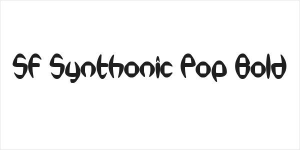 SF Synthonic Pop Bold Logo