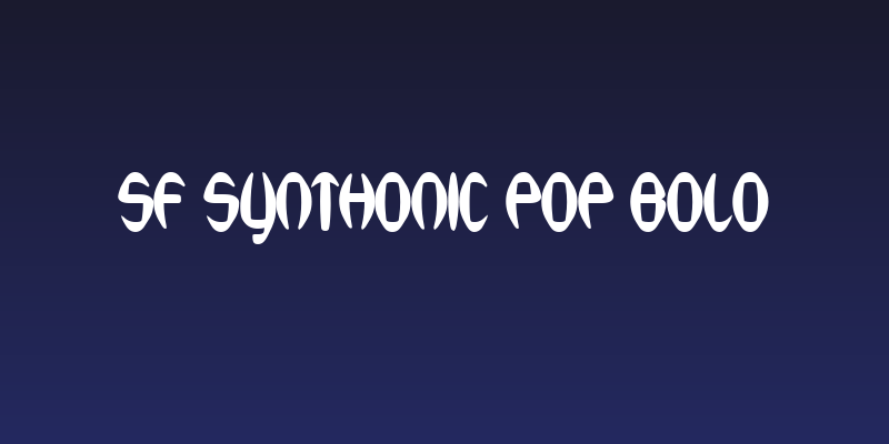 SF Synthonic Pop Bold Social Header