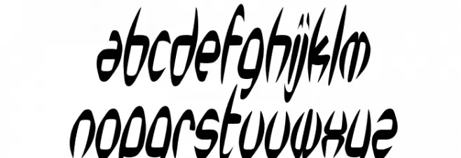SF Synthonic Pop Condensed Oblique Шрифта строчной