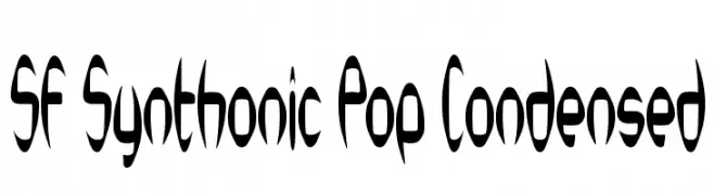SF Synthonic Pop Condensed  Free Fonts Download