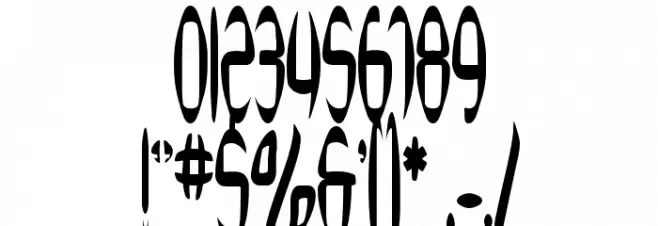 SF Synthonic Pop Condensed Font OTHER CHARS