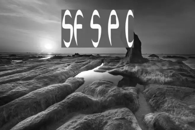 SF Synthonic Pop Condensed Font examples