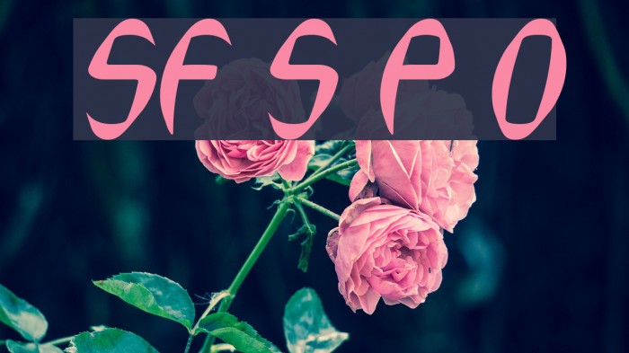 SF Synthonic Pop Oblique Font examples
