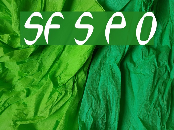 SF Synthonic Pop Oblique Font examples