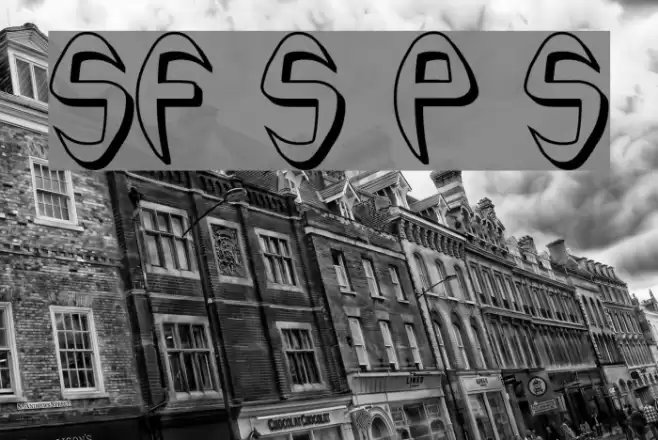 SF Synthonic Pop Shaded Font examples