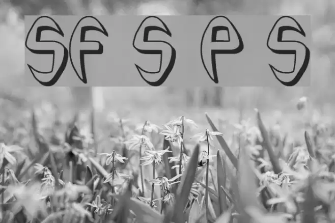 SF Synthonic Pop Shaded Font examples