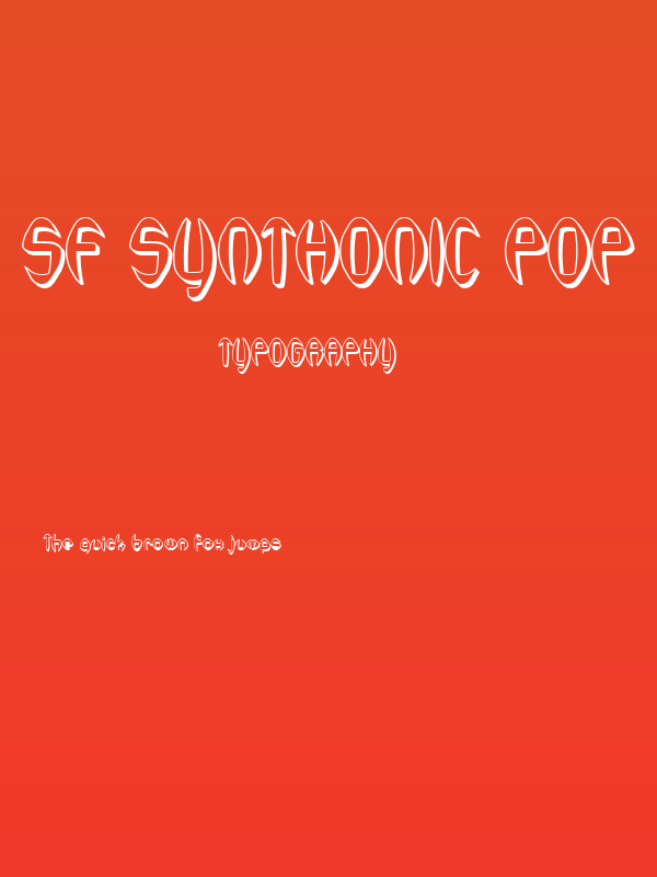 SF Synthonic Pop Shaded Poster