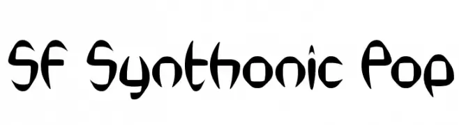 SF Synthonic Pop  Descarca Fonturi Gratis