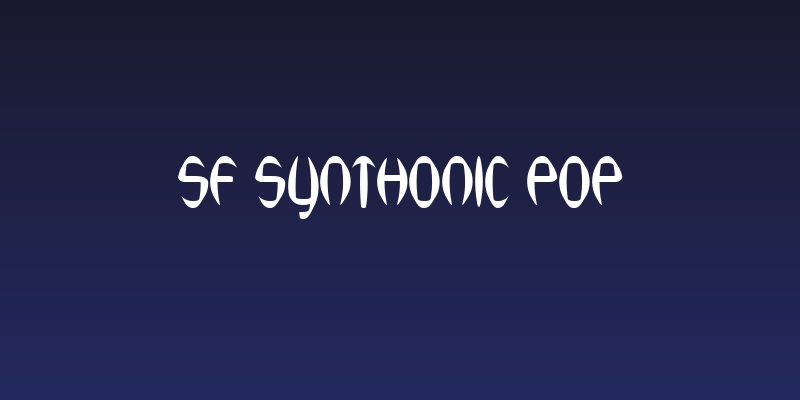 SF Synthonic Pop Social Header