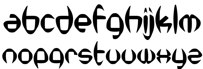 SF Synthonic Pop Font LOWERCASE