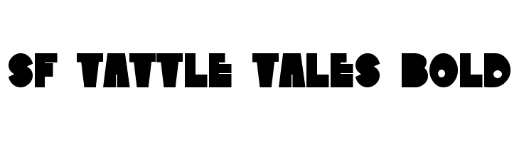 SF Tattle Tales Bold Font