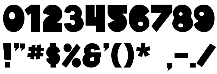 SF Tattle Tales Bold Font OTHER CHARS
