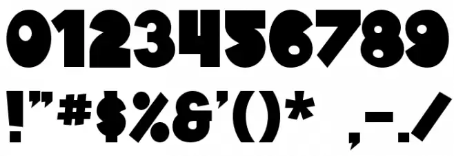 SF Tattle Tales Bold Font OTHER CHARS