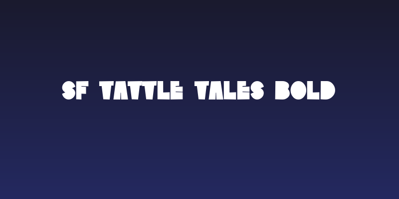 SF Tattle Tales Bold Social Header