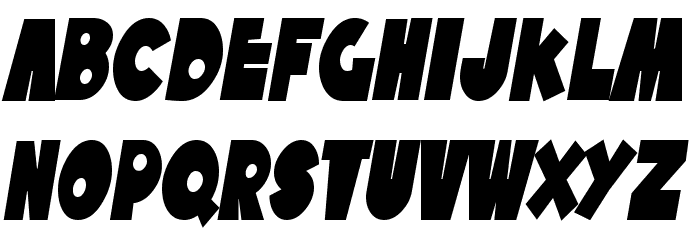 SF Tattle Tales Condensed Bold Italic Font LOWERCASE