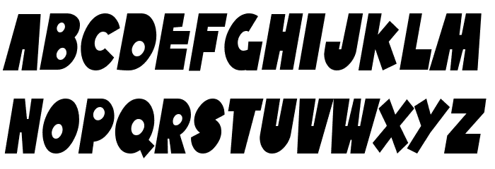 SF Tattle Tales Condensed Italic Font LOWERCASE