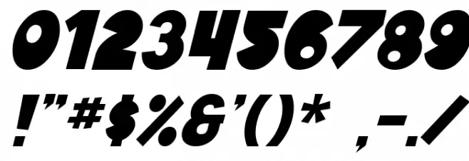 SF Tattle Tales Italic Font OTHER CHARS