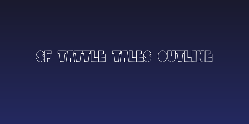 SF Tattle Tales Outline Social Header