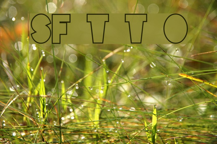 SF Tattle Tales Outline फ़ॉन्ट examples