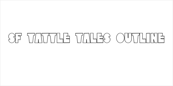 SF Tattle Tales Outline Logo