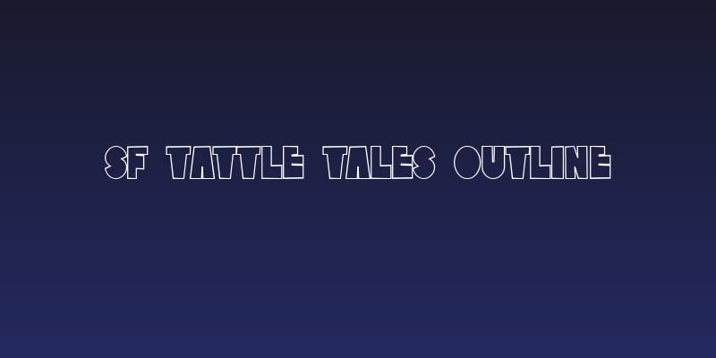 SF Tattle Tales Outline Social Header