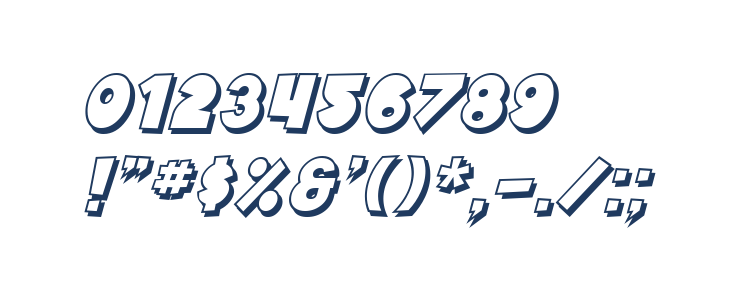 SF Tattle Tales Shadow Italic Other Characters