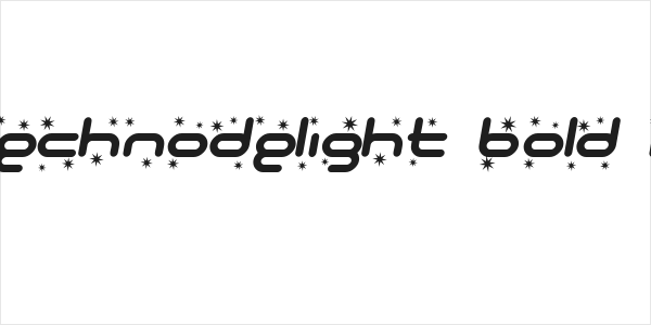 SF Technodelight Bold Italic Logo