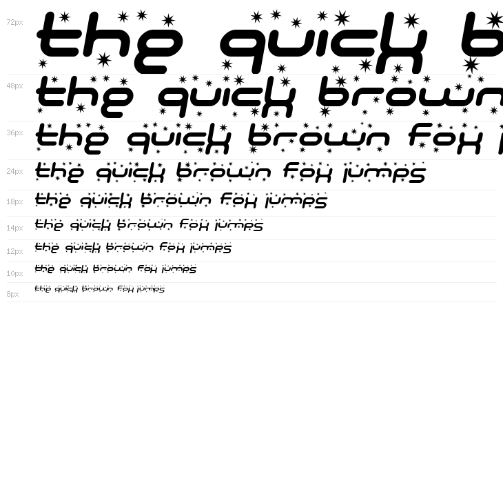 SF Technodelight Bold Italic Waterfall