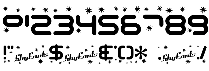 SF Technodelight Bold Font OTHER CHARS