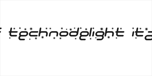SF Technodelight Italic Logo