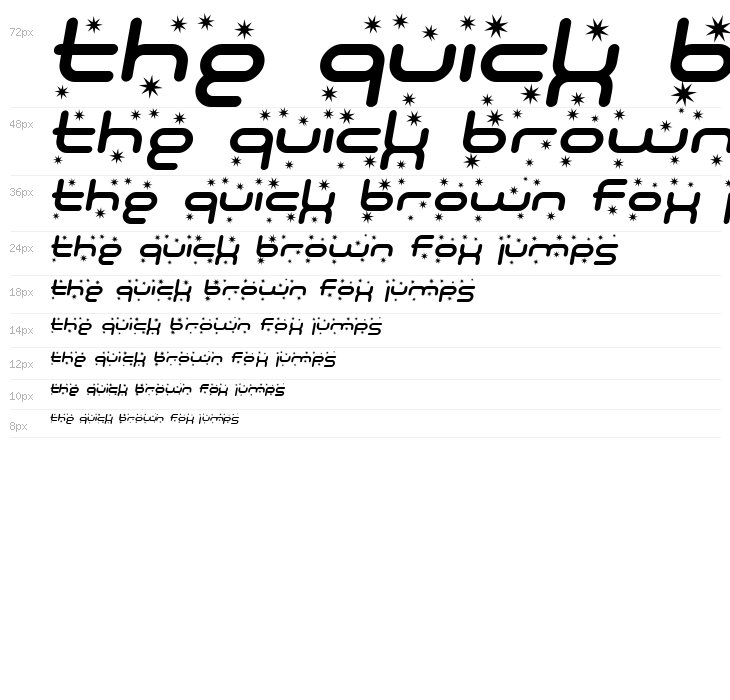 SF Technodelight Italic Waterfall