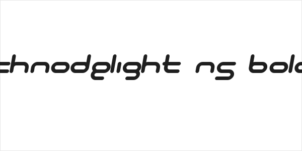 SF Technodelight NS Bold Italic Logo