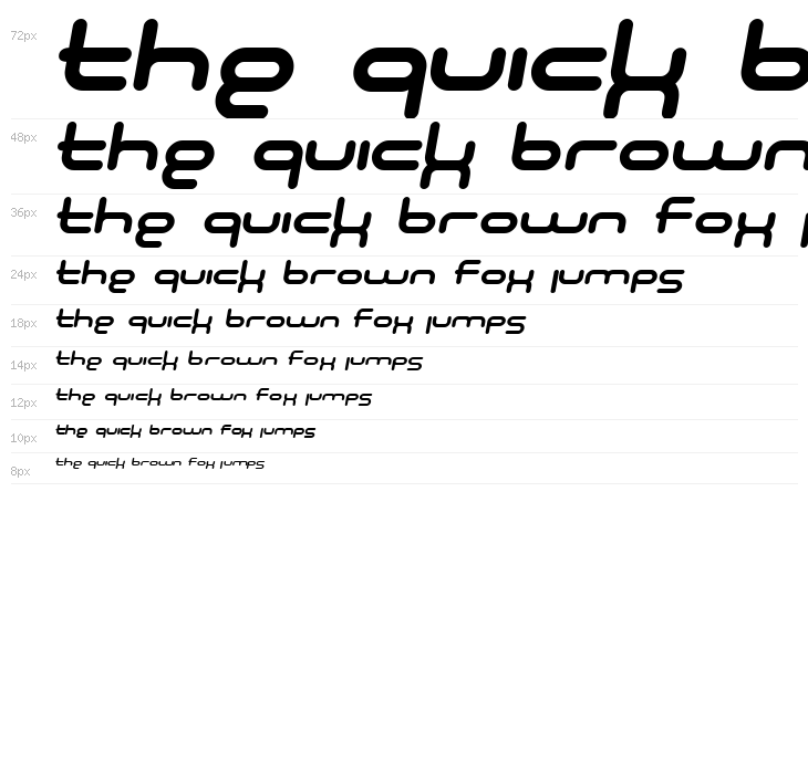 SF Technodelight NS Bold Italic Waterfall