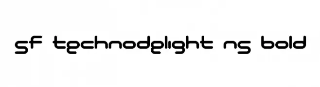 SF Technodelight NS Bold  नि: शुल्क फ़ॉन्ट्स डाउनलोड