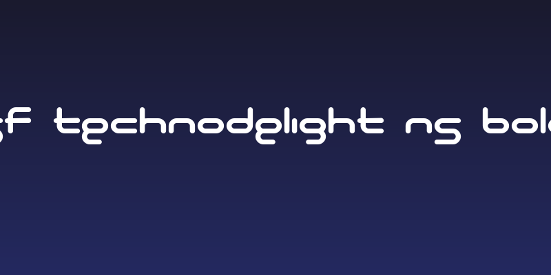 SF Technodelight NS Bold Social Header