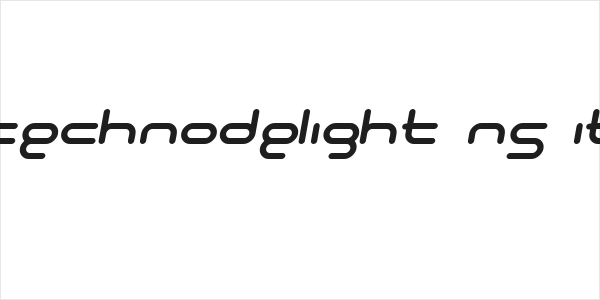 SF Technodelight NS Italic Logo