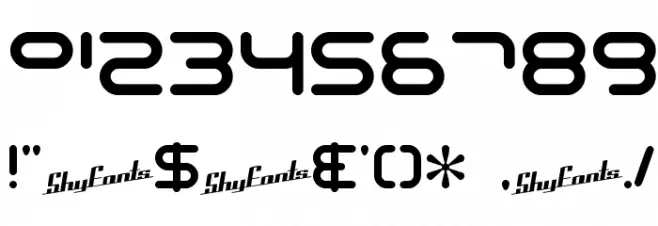 SF Technodelight NS Schriftart Anderer Schreiben