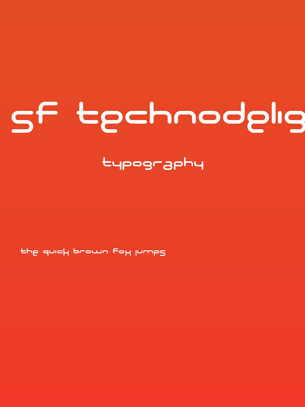 SF Technodelight NS Poster