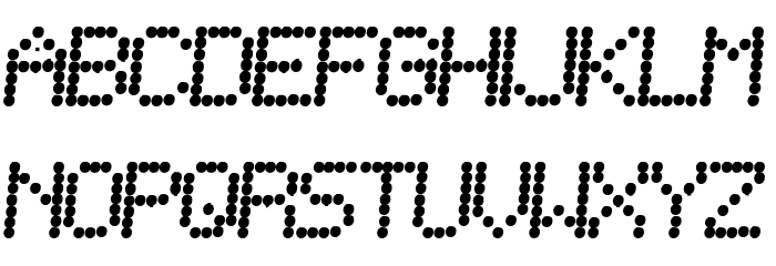 SF Telegraphic Bold Italic Caratteri MAIUSCOLE