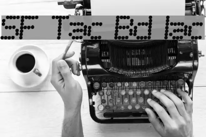 SF Telegraphic Bold Italic Font examples