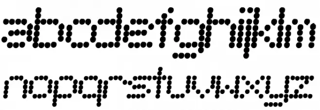 SF Telegraphic Bold Italic Caratteri MINUSCOLO